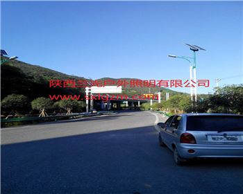 陜西市電路燈項目案例-咸陽旬陽縣	