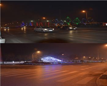 陜西節日亮化項目北客站