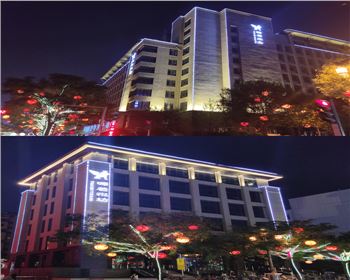 內蒙古西安曲江源著樓體亮化工程